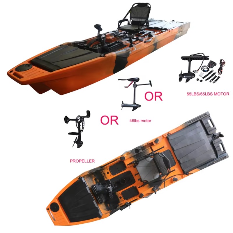 Vicking 12.6FT Single Kayak Pe - огляд і ціна Fishing Boat Trolling Motor