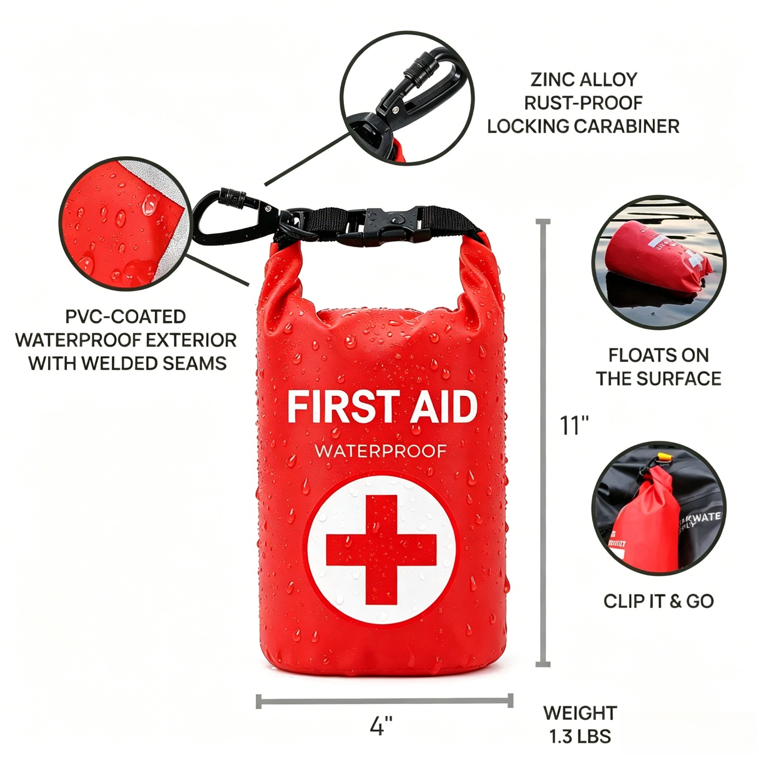 2L Waterproof First Aid Bag Ro - огляд і ціна Fishing Boat Oar