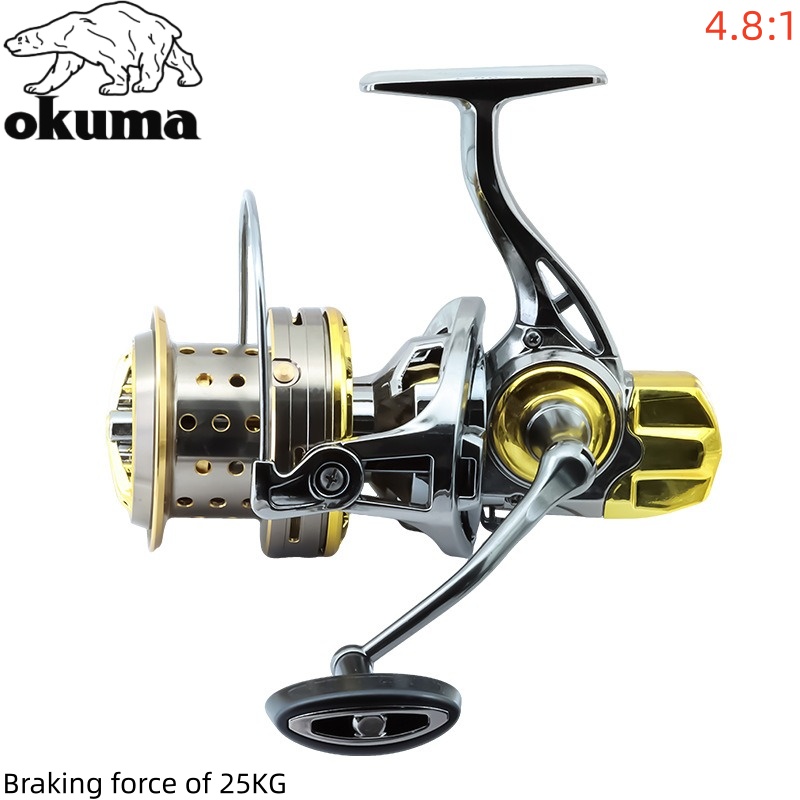 OKUMA Fishing Reel 8000-14000  - огляд і ціна Abu Garcia Reel Max
