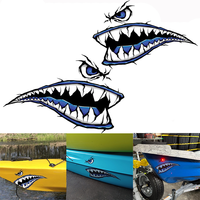 2PCS Shark Teeth Mouth Boat St - огляд і ціна Fishing Boat Paddle