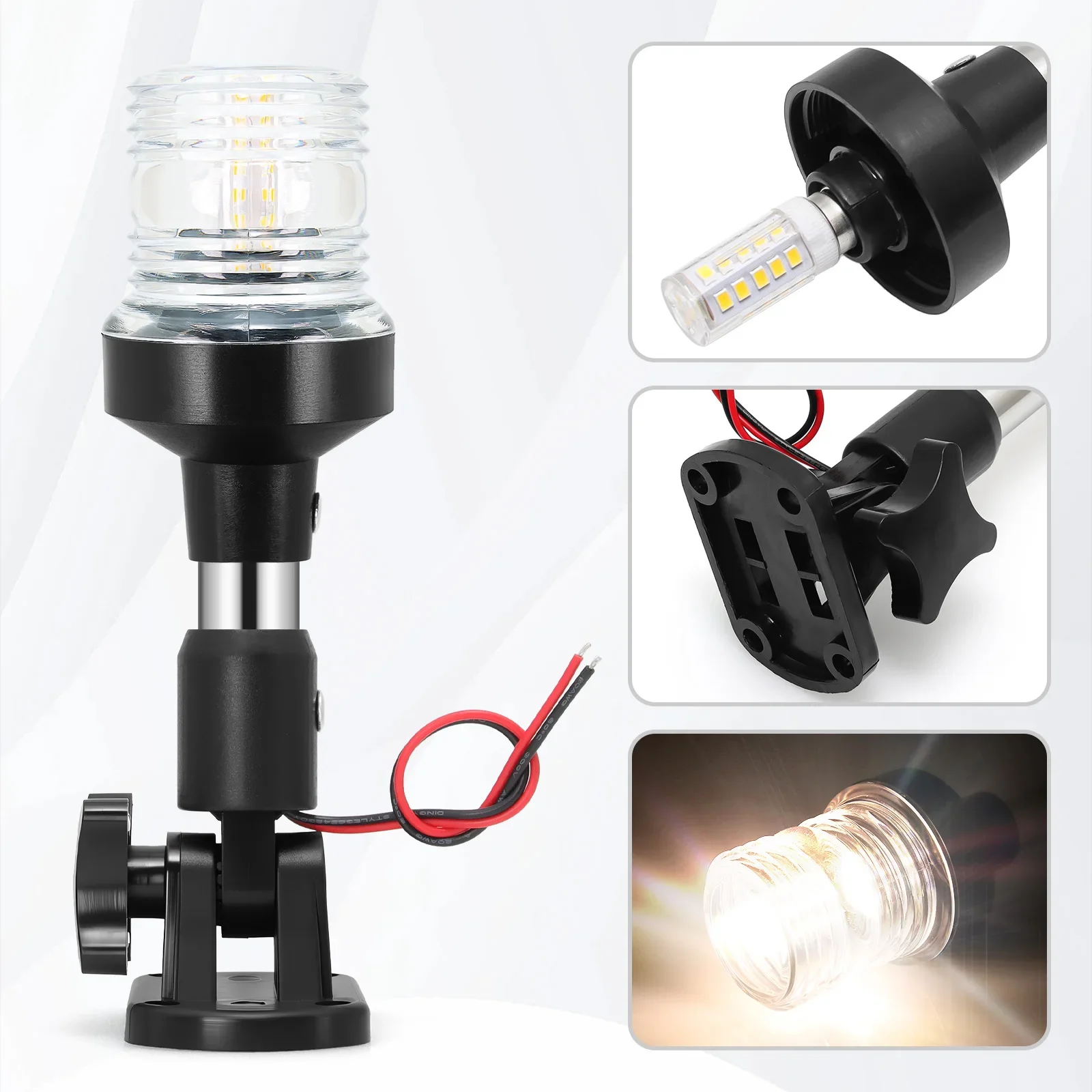 AD 12-24V Navigation Light 6in - огляд і ціна Fishing Boat Paddle